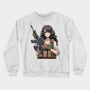 Tactical Girl Crewneck Sweatshirt